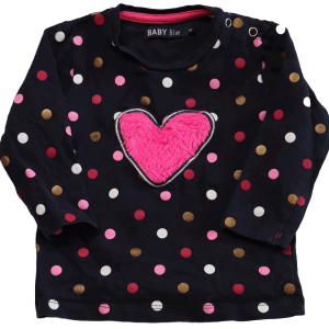 Baby Blue longsleeve met hart