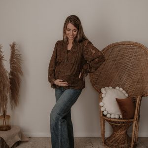 Blouse Lola Donkerbruin