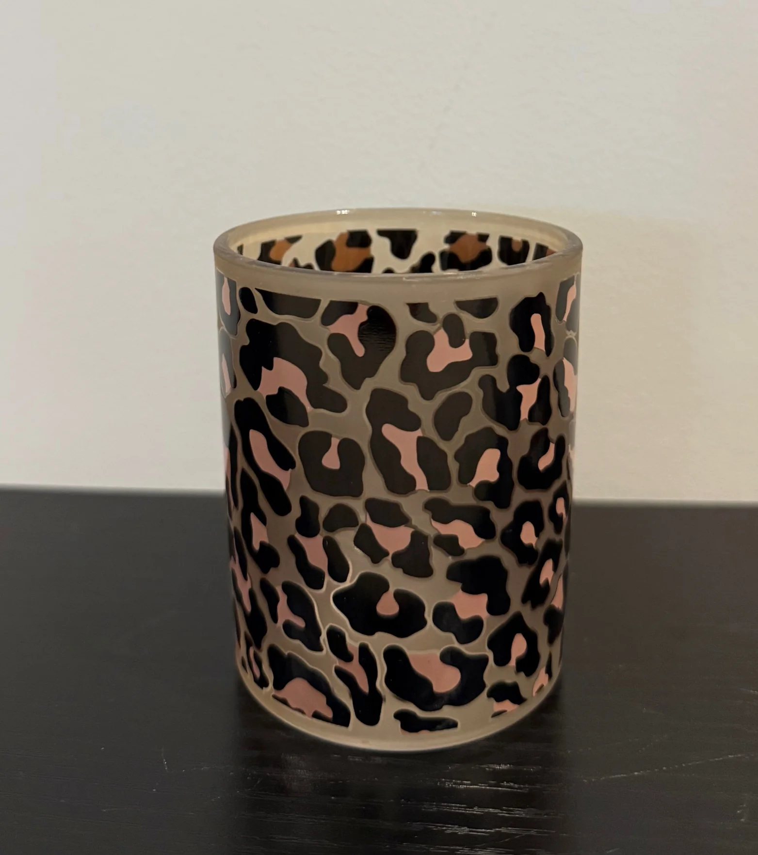 Theelichthouder Panterprint β Glas β Groot & Klein - Afbeelding 4